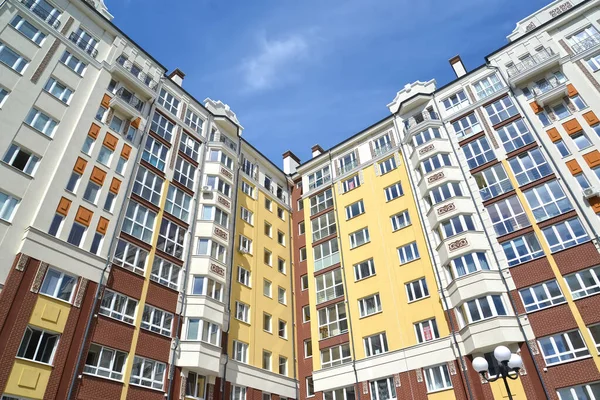 Höghus Byggnad Bottenvy Zelenogradsk Kaliningradregionen — Stockfoto