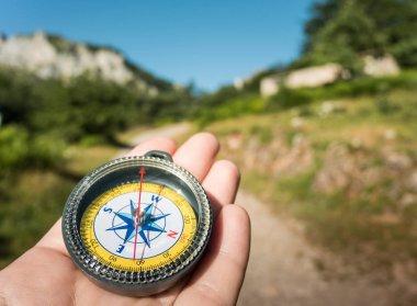 Pusula ile hiking