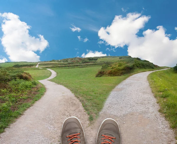 Vork in de weg — Stockfoto