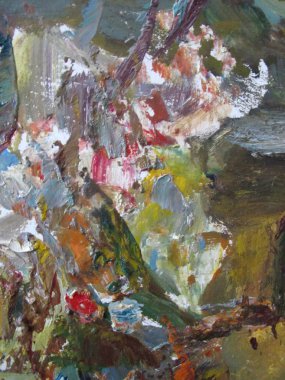 Kağıt üzerine katman boya. Eski kağıt arka plan boyama parçası