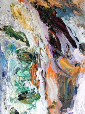 kağıt üzerinde boya tabakası. parça boyama