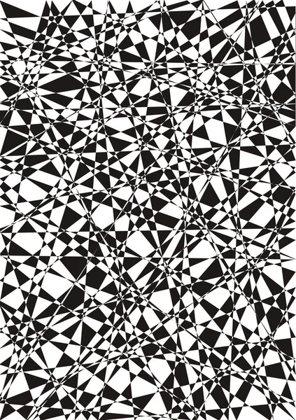 Fond Triangles Lignes Droites Illustration Vectorielle Fond Noir Blanc — Image vectorielle