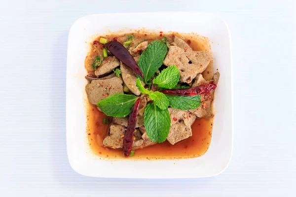 Ensalada de cocina tailandesa picante caliente —  Fotos de Stock