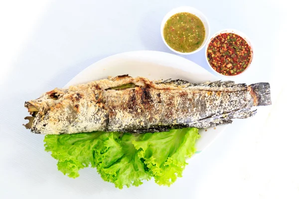 Grilled salted catfish — Stock Photo, Image