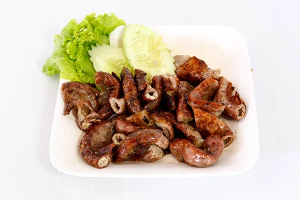 stock image grilled pork chitterlings