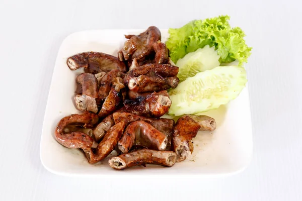 Grilled pork chitterlings — Stock Photo, Image