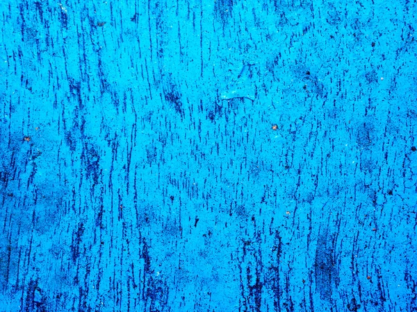 Old Blue Painted Timber Wood Board Surface Texture Background — Stock Photo, Image