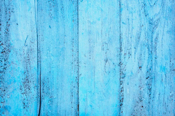 Alt Blau Lackiertes Holz Holzbrett Oberfläche Textur Hintergrund — Stockfoto