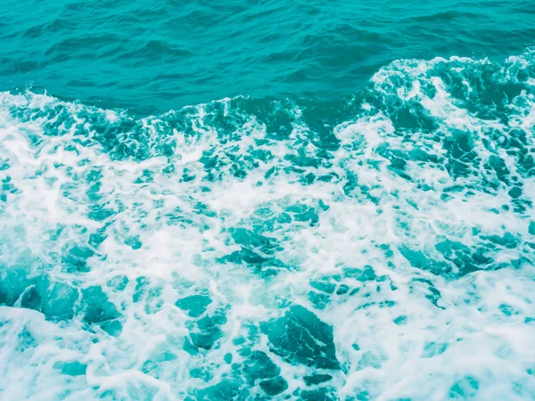 Splashing Water Blue Turquoise Sea Background — Stock Photo, Image