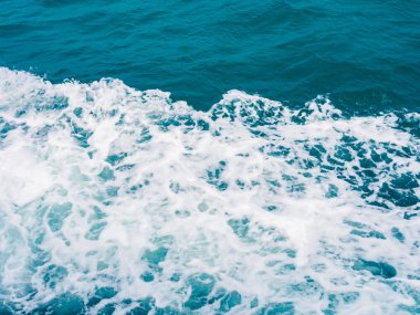 Su mavi turkuaz deniz arka planda