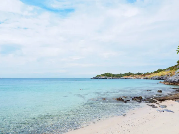 Tropikal Mavi Deniz Gökyüzü Tayland Ile — Stok fotoğraf