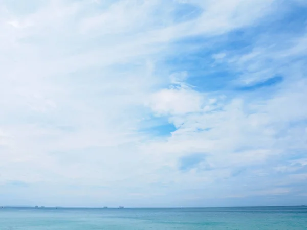 Mar Azul Tropical Con Cielo Tailandia —  Fotos de Stock