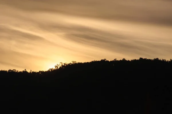Crepúsculo tempo na montanha — Fotografia de Stock