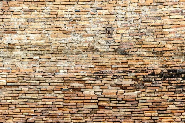 Old Orange Brick Wall Background Texture Surface Stock Picture