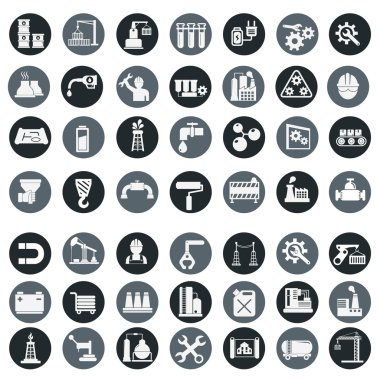 Endüstriyel Icons set