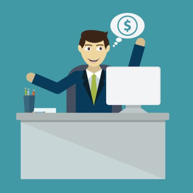 Online iş iş kavramı