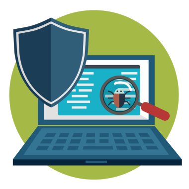 virüs uyarı simgesi