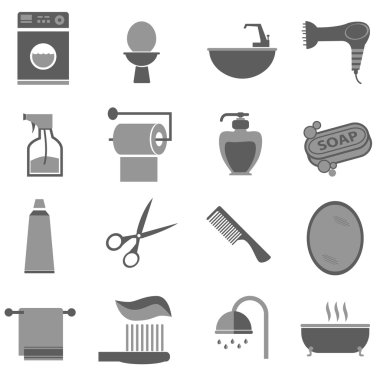 banyo simgeler kümesi