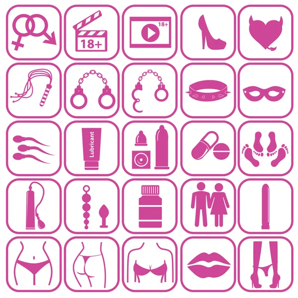 Fetish icons set — Διανυσματικό Αρχείο