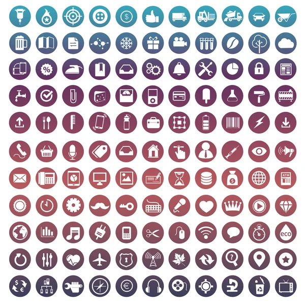 Conjunto de iconos universal — Vector de stock