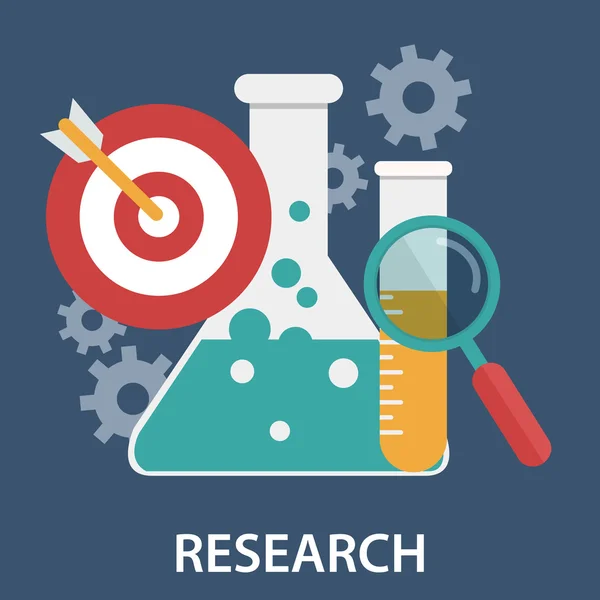 Onderzoek bedrijfsconcept — Stockvector