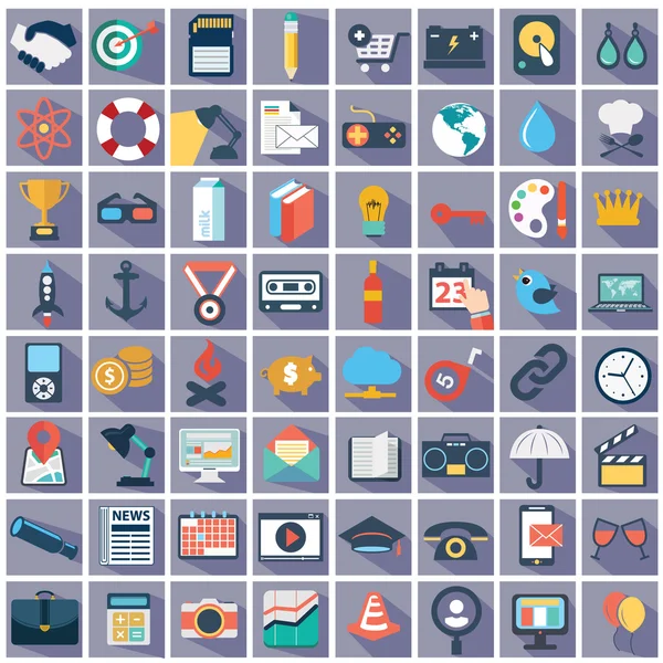 Evrensel Icons set — Stok Vektör