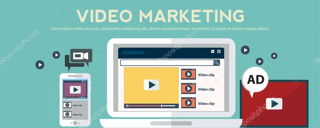video marketing banner