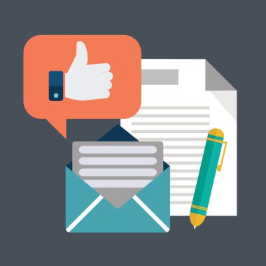 SSS bülten için simgeler