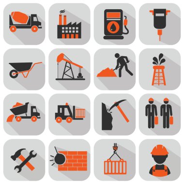 İnşaat Icons set