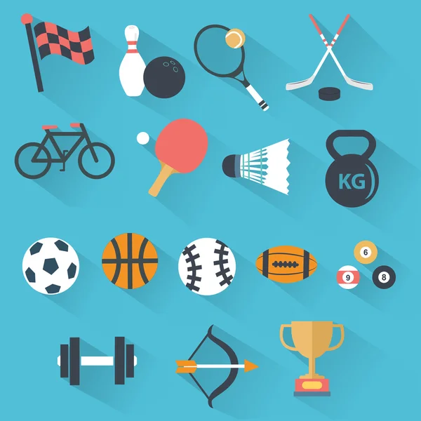 Sport icons set — Stock Vector