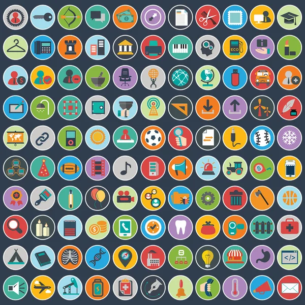 Conjunto de iconos universal — Vector de stock