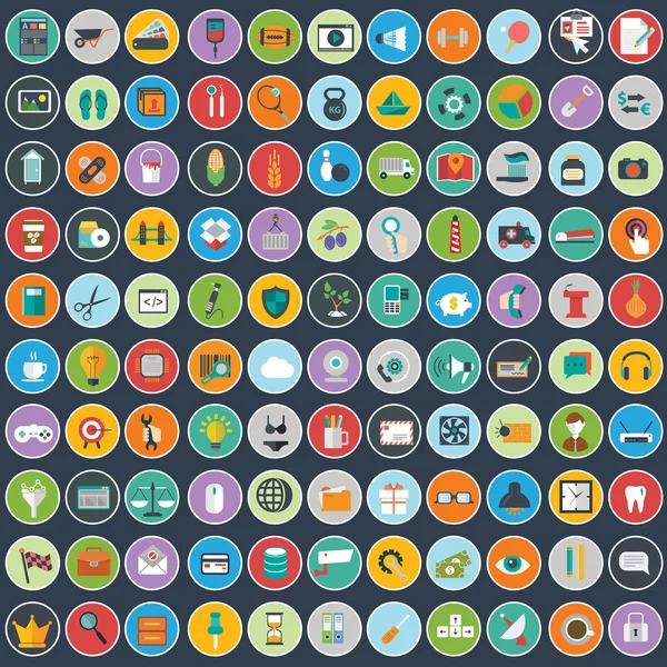 Conjunto de iconos universal — Archivo Imágenes Vectoriales