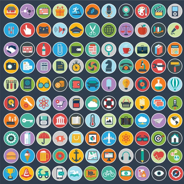 Set icone universali — Vettoriale Stock