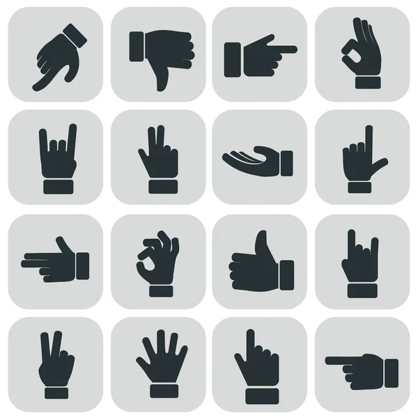 Kolekcja ludzkich rąk — Wektor stockowy