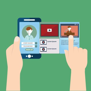 hareket eden app için video