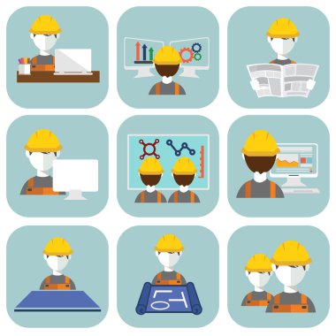 İnşaat Icons set