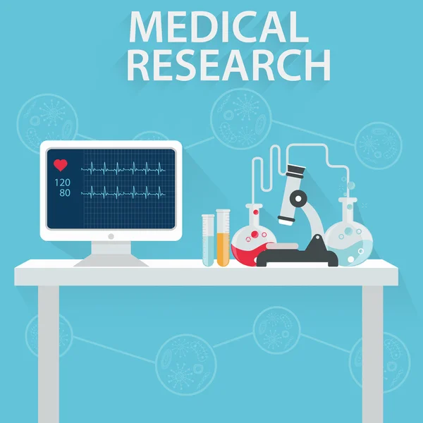 Saúde e investigação médica —  Vetores de Stock