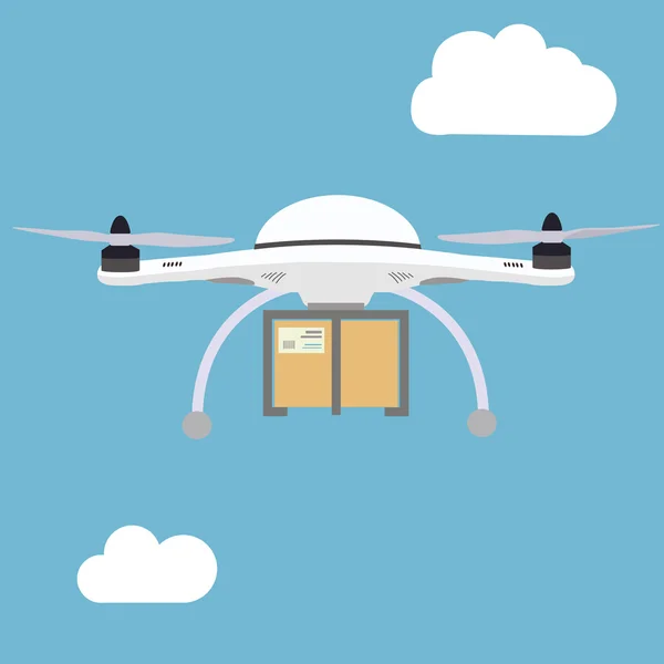 Drone ad aria remota — Vettoriale Stock