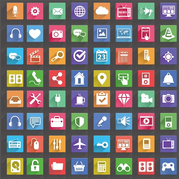 Universal icons set — Stock Vector