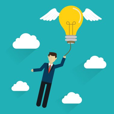 fikir uçan ile iş adamı