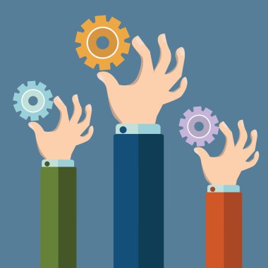 Gears'ı holding eller