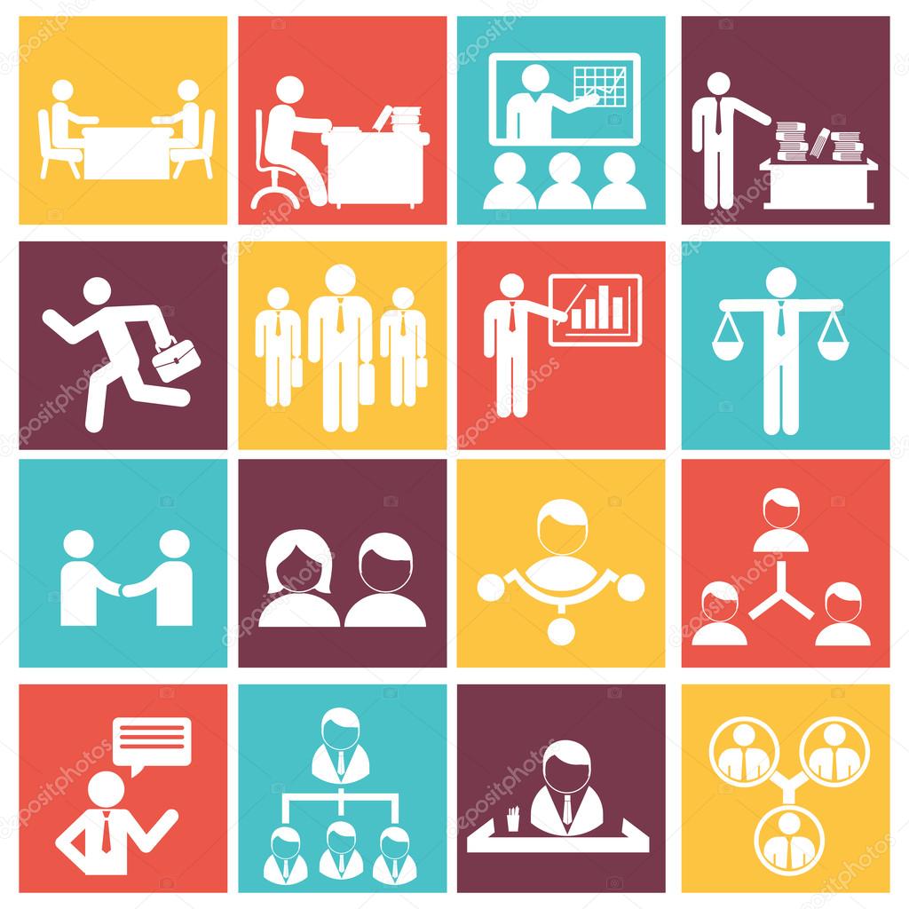 Human resources icons