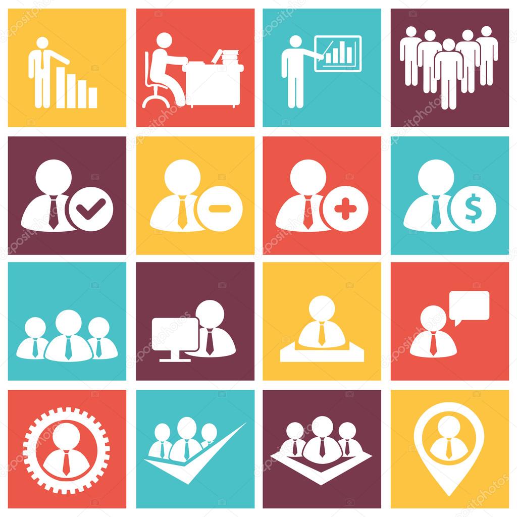 Human resources icons