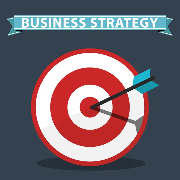 Concept de stratégie d'entreprise — Image vectorielle