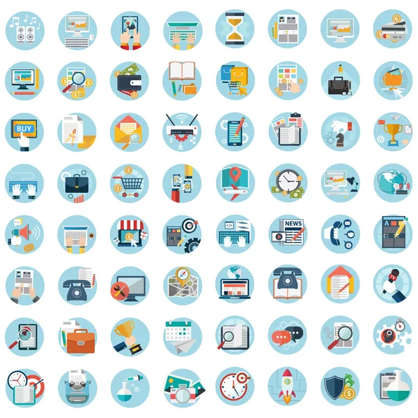 Set of financial service icons — Stock Vector