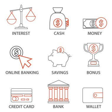 para ve Maliye simgeler