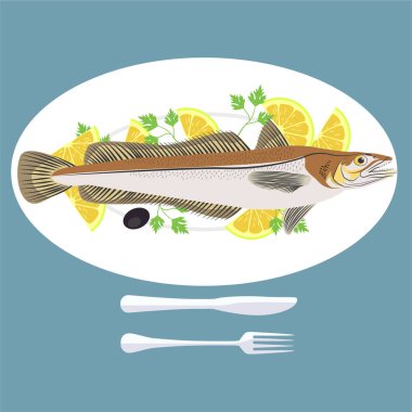 hazırlanan ızgara balık