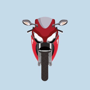 Download Motorcycle Front View Free Vector Eps Cdr Ai Svg Vector Illustration Graphic Art