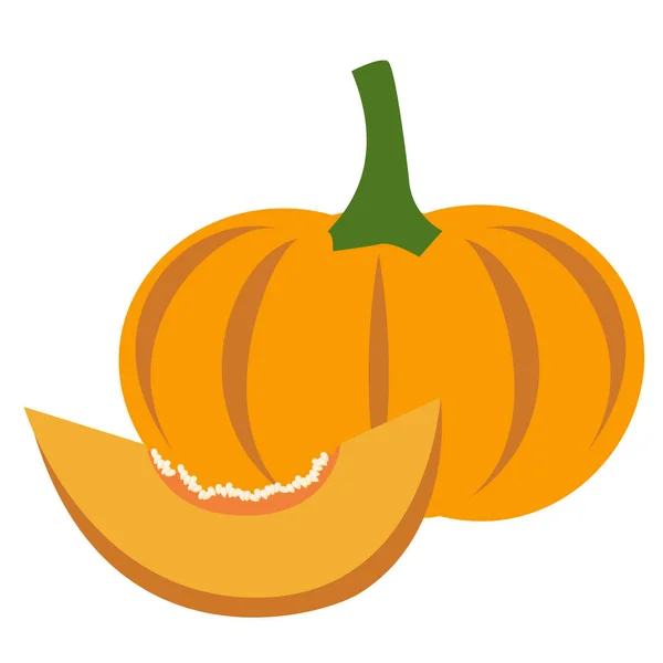 Diseño de icono de calabaza — Vector de stock