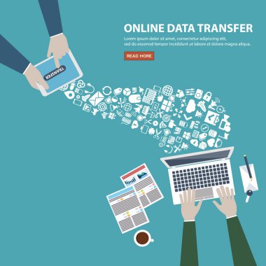 Online veri transferi kavramı